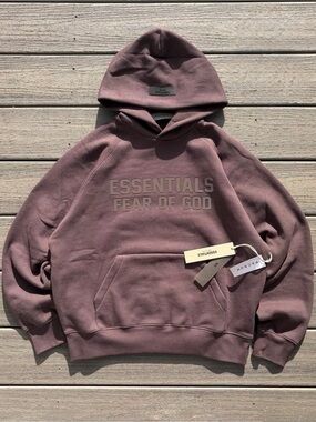 Essentials Fear of God Mauve/Pink Hoodie